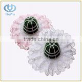 wholesale phenolic resin wet green flower foam with lace