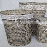 2016 New Design Willow Home Used Grey Color Laundry Basket thumbnail-1