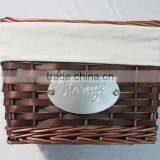Antique Bicycle Basket With Handle and Custom Logo thumbnail-3