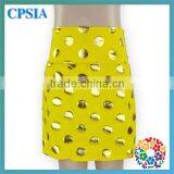 Yellow Fashion Gold Polka Dot Casual Baby Girls Tutu Skirts thumbnail-1