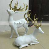 Polyresin Christmas Reindeer Sculpture thumbnail-1