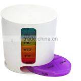 Plastic 28 Day Tower Drawer Pill Organizer Pill Box thumbnail-1