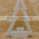 Hand Made Ceramic Tealight Candle Holder With Tree Shape thumbnail-2