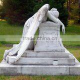 Hand-carved Reproduction White Marble Angels Statue for Grief Statue