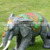 Promotion Outdoor Decoration Resin Craft Elephant Fiberglass Animals for Sale thumbnail-4