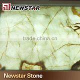 Backlit Light Green Onyx Stone Sheet Wall Panel thumbnail-1