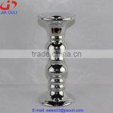 Quality Home Decor Wedding Table Centerpieces Ceramic Silver Candle Holder thumbnail-6