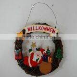 Christmas Wooden Wreath Decoration JA02-11998A thumbnail-1