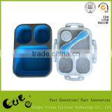 Portable Microwave Bowl Camping Bowl Silicone Lunch Box