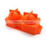 2 Cavities Silicone Ice Molds Ice Sphere Ball Tray Mold thumbnail-5