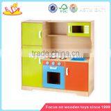 Wholesale Hot Sale Kids Wooden Microwave Oven Toy Interesting Wooden Microwave Oven Toy W10C047 thumbnail-5