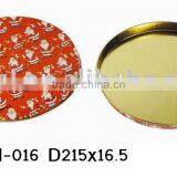 Round Tin Tray thumbnail-1