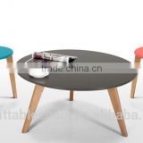 2015 Qing dao solid wood dining table sale with strong structure