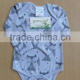 100% Organic Cotton Comfortable Baby Body Suit and Organic Printed Long Sleeve and Short Sleeve Baby Body Suits With Night Suits thumbnail-3