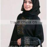 Latest Abaya Designs Black Abaya Wholesale 2016 Dubai Abaya thumbnail-1