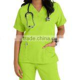 Polycotton Unisex Stylish Medical Scrubs Nursing Uniform thumbnail-2