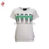 Cut and Sewn T-shirt, Casual Training Top,Heat Seal or Screen Printing Logos thumbnail-2