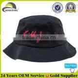 2015 New Design OEM 100% Cotton Black Bucket Hat thumbnail-1
