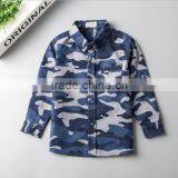 Weekday Clothing Wholesale 100% Cotton Printed Casual Camouflage Shirts Boys thumbnail-2