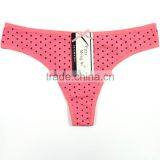 Cotton Printing G-string Funny Thongs For Women Stocklot Panties For Women thumbnail-3