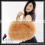 CX-H-24D Wholesale Hand Bags Real Tibetan Lamb Fur Ladies Handbag Tote Bag thumbnail-3