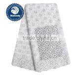 Beautiful Wedding Multi Color New Fashion African Swiss Voile Lace Fabric Eco-Friendly Feature Swiss Cotton Voile Lace SL0414 thumbnail-2