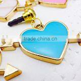 OEM Fashion 2d/3d Heart Cell Phone Earphone Anti Dust Plug for Iphone/Samsung/htc/ipad thumbnail-4
