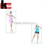 2017 New Women Yoga Set Sports Suits 3 Pcs Female Short-sleeved Summer Fitness thumbnail-3