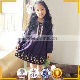 2015 Spring Boutique Children Clothing Casual Baby Girl Long Dresses 3 Colors thumbnail-2
