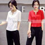 2016 New Fanshion Custom Casual Women Modal Half T-shirt thumbnail-1