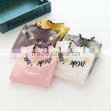 S60647B 2017 New Autumn Child Letters Printed Cute Wood Ear Girls T-shirts thumbnail-2