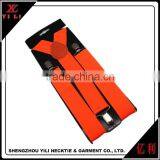 Solid Colorful Yellow Suspenders Elastic Braces thumbnail-2