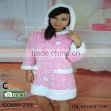 Girl's 100%polyester Coral Fleecepajama/bathrobe thumbnail-1