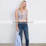 Floral Chiffon Cami Crop Top New Design Girl's Fashion Bralette thumbnail-3