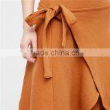 High Rise Fit Cotton Blend Skirt Styling Womens Camel Trousers thumbnail-4