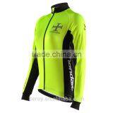 BEROY Custom Cycling Jersey Original, Neon Green Long Sleeve Cycling Clothing Set With Fleece Lining thumbnail-2
