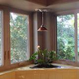 Double Glazed Wood Grain PVC Casement Window thumbnail-2