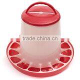 Hot Sale Plastic 169.518.5cm 1.5kg White+Red Plastic Feeder Baby Chicken Chicks Hen Poultry Feeder Lid Handle thumbnail-3