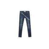 2014 New Design Fashionable Skinny Ladies Jeans, Cheap Wholesale Women Jeans thumbnail-1