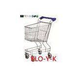 Small Metal Kids Shopping Cart For Supermarket / Grocery Store , Children Shopping Trolley thumbnail-1