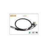 40G Hybrid Cable QSFP+ To 4X SFP+ Direct Attach Cables, 5m (28AWG) for Router