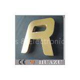 Waterproof Front-Lit Polished Copper Sign Letters For Indoor / Outdoor