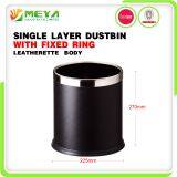 Recycle Metal Indoor Rubbish Garbage Waste Bin Trash Can With Fixed Rings thumbnail-3