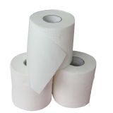 Roll Sanitary Toilet Paper Hygienic White Wood Pulp