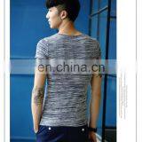 Mens Ombre Printing 100%Cotton Soft T-Shirts thumbnail-2