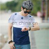 Peijiaxin Latest Design Casual Style with Stars Elongated T shirt