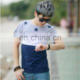 Peijiaxin Latest Design Casual Style With Stars Elongated T Shirt thumbnail-1