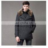 100% Polyester Fabric Duck Filled Fox Callor Mens Jacket