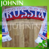 2018 World Cup Custom Made Knitted Soccer Fans Use Russia Fans Scarf
