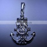 Anchor shape 925 Sterling Silver Floating CHARM Pendant
